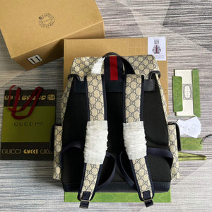 Gucci 598140 Ophidia GG Medium Backpack Blue - Default Title - View 2