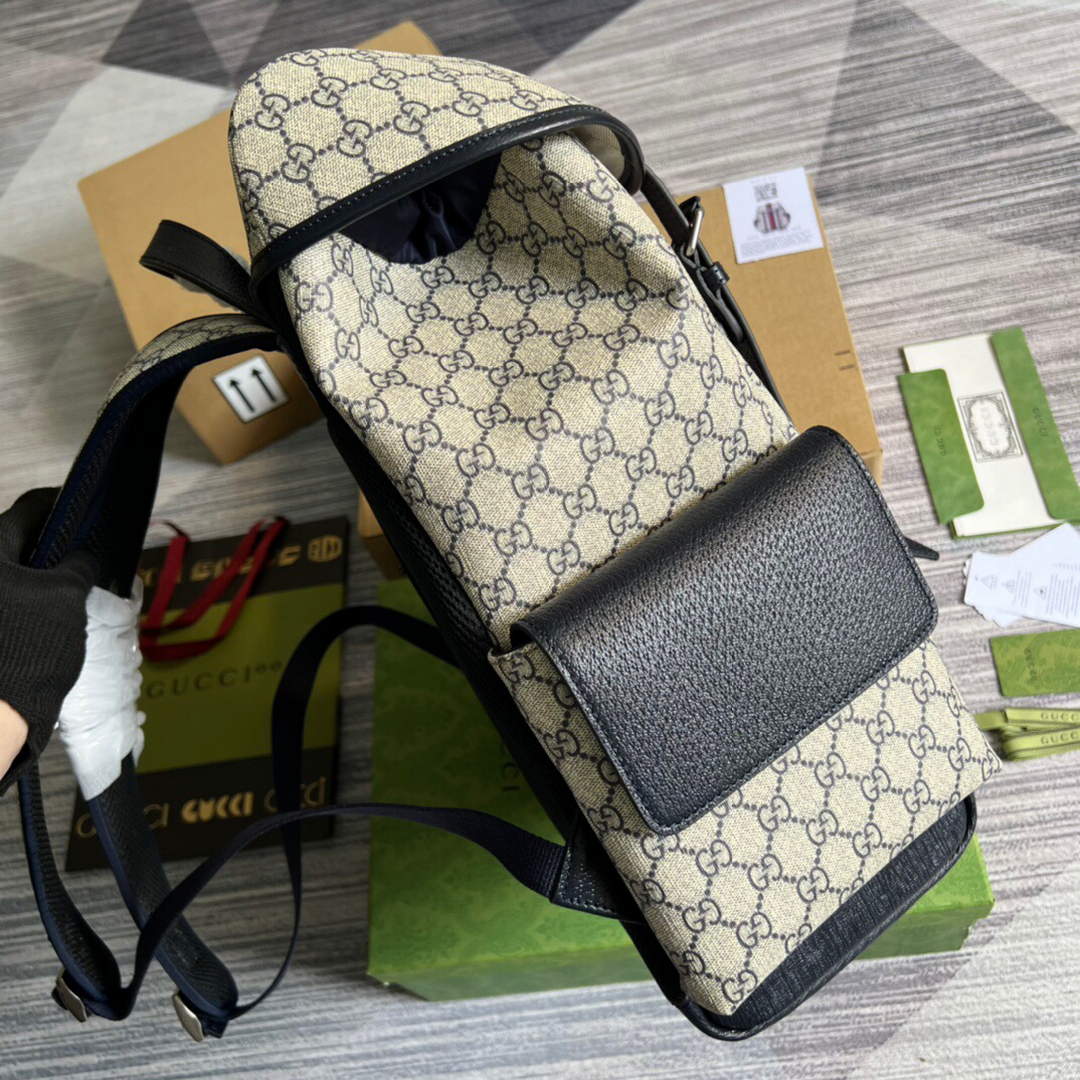 Gucci 598140 Ophidia GG Medium Backpack Blue - Default Title - View 3