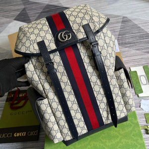 Gucci 598140 Ophidia GG Medium Backpack Blue - Default Title - View 4