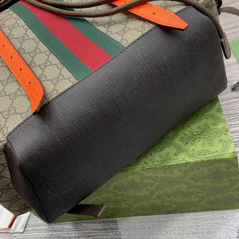 Gucci 598140 Ophidia GG Medium Backpack Bright orange - Default Title - View 7