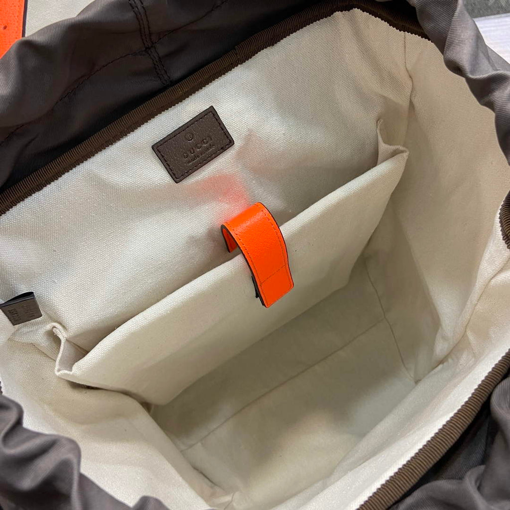 Gucci 598140 Ophidia GG Medium Backpack Bright orange