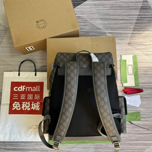 Gucci 598140 Ophidia GG Medium Backpack Grey - Default Title - View 2