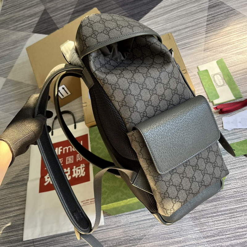 Gucci 598140 Ophidia GG Medium Backpack Grey