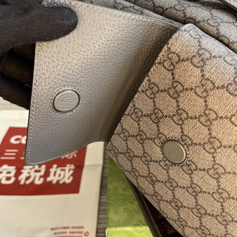 Gucci 598140 Ophidia GG Medium Backpack Grey