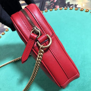 Gucci 598597 GG Marmont mini bag Red - Default Title - View 5
