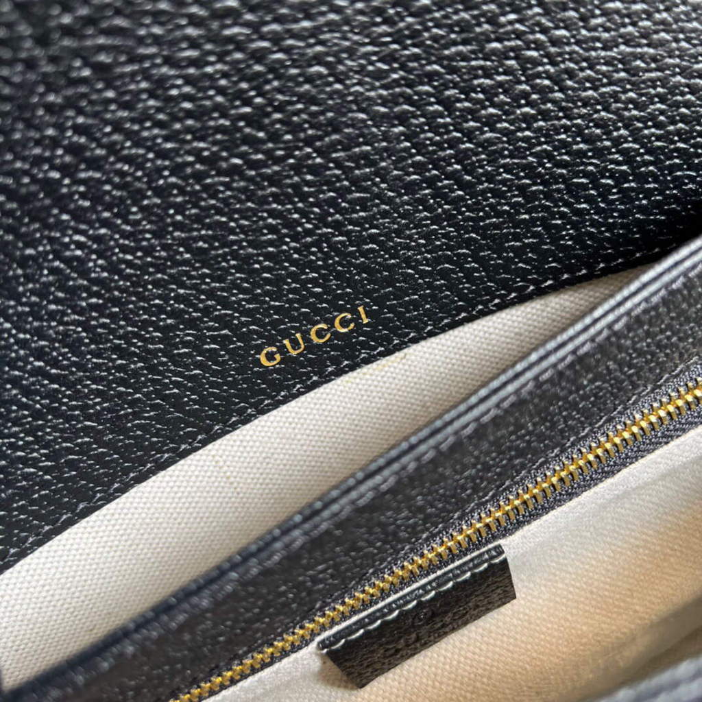 Gucci 602204 Gucci Horsebit 1955 Shoulder Bag Black