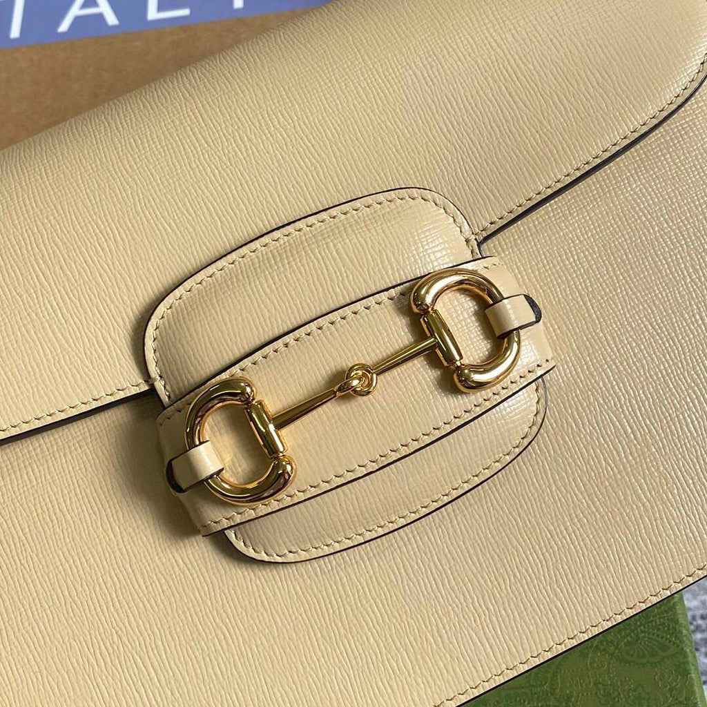 Gucci ‎602204 Gucci Horsebit 1955 Small Shoulder Bag Beige
