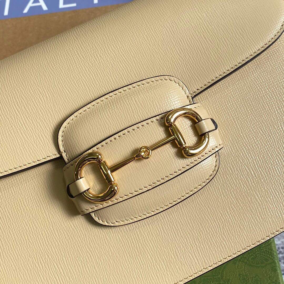 Gucci ‎602204 Gucci Horsebit 1955 Small Shoulder Bag Beige