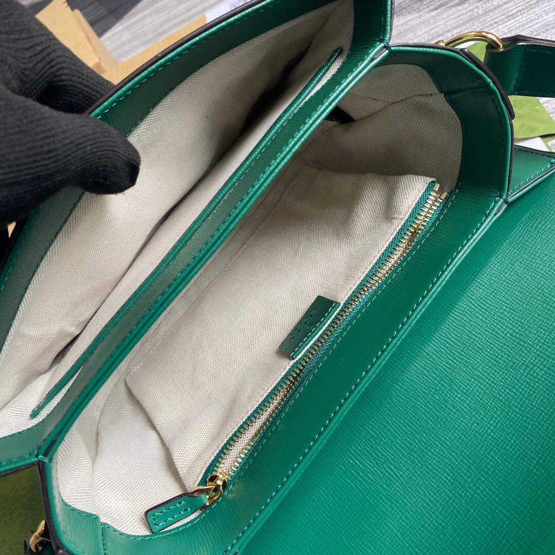 Gucci ‎602204 Gucci Horsebit 1955 Small Shoulder Bag Green