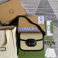 Gucci a€?02204 Gucci Horsebit 1955 Small Shoulder Bag Apricot