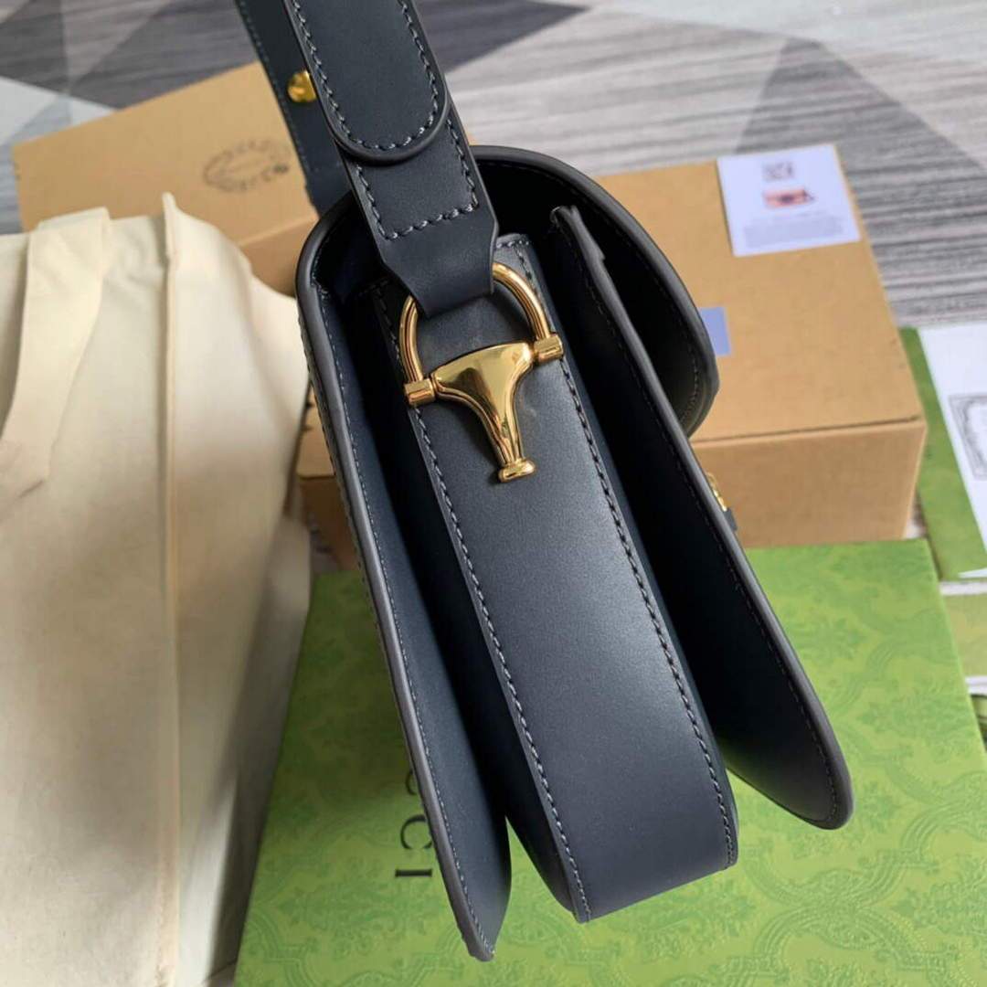 Gucci a€?02204 Gucci Horsebit 1955 Small Shoulder Bag Apricot