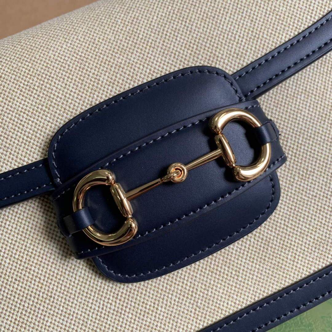 Gucci a€?02204 Gucci Horsebit 1955 Small Shoulder Bag Apricot