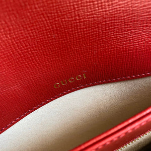 Gucci Horsebit 1955 shoulder bag 602204 Beige with red leather - Default Title - View 9