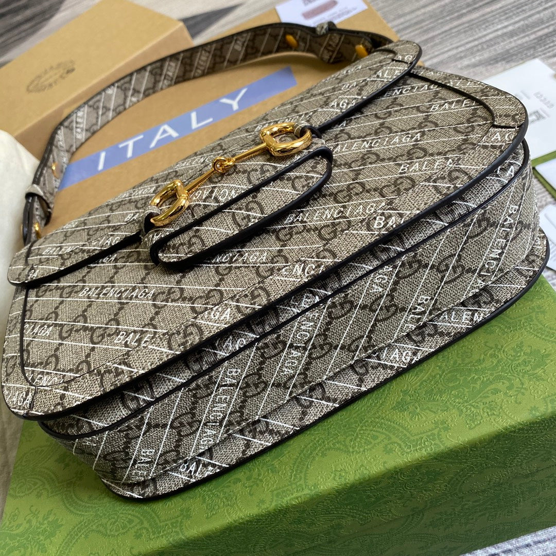 Gucci Horsebit 1955 shoulder bag 602204 Beige - Default Title - View 6