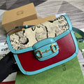 Gucci Horsebit 1955 shoulder bag 602204 Blue - Default Title - View 1