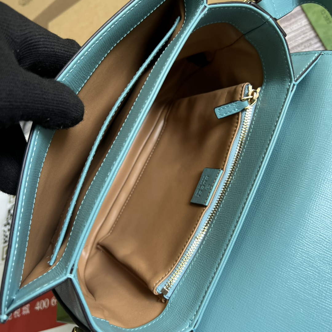 Gucci Horsebit 1955 shoulder bag 602204 Blue - Default Title - View 8