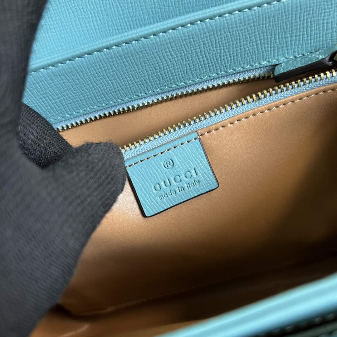 Gucci Horsebit 1955 shoulder bag 602204 Blue - Default Title - View 9