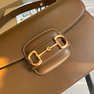 Gucci Horsebit 1955 shoulder bag 602204 Brown leather - Default Title - View 4