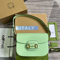 Gucci 602204 Horsebit 1955 shoulder bag Avocado Green - Default Title - View 1