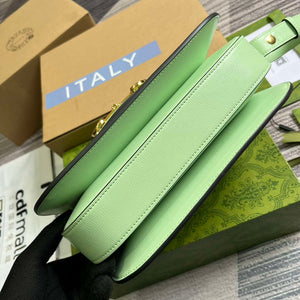 Gucci 602204 Horsebit 1955 shoulder bag Avocado Green - Default Title - View 5