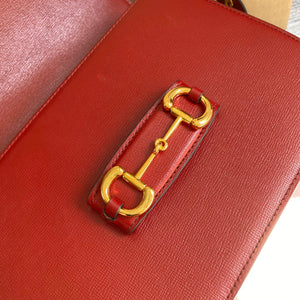 Gucci Horsebit 1955 shoulder bag 602204 Red leather - Default Title - View 7