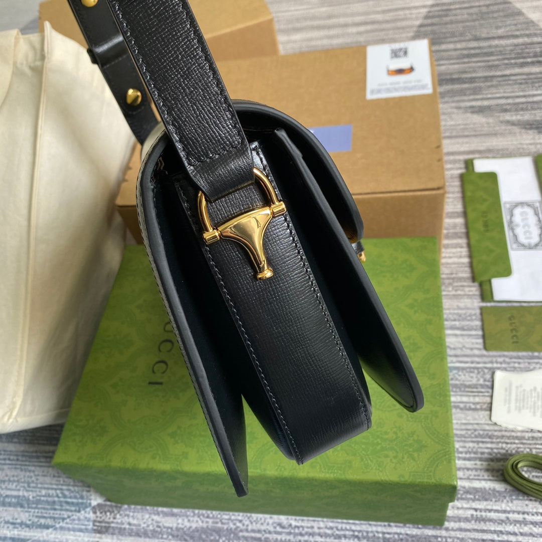 Gucci Horsebit 1955 shoulder bag 602204 yellow with beige - Default Title - View 3