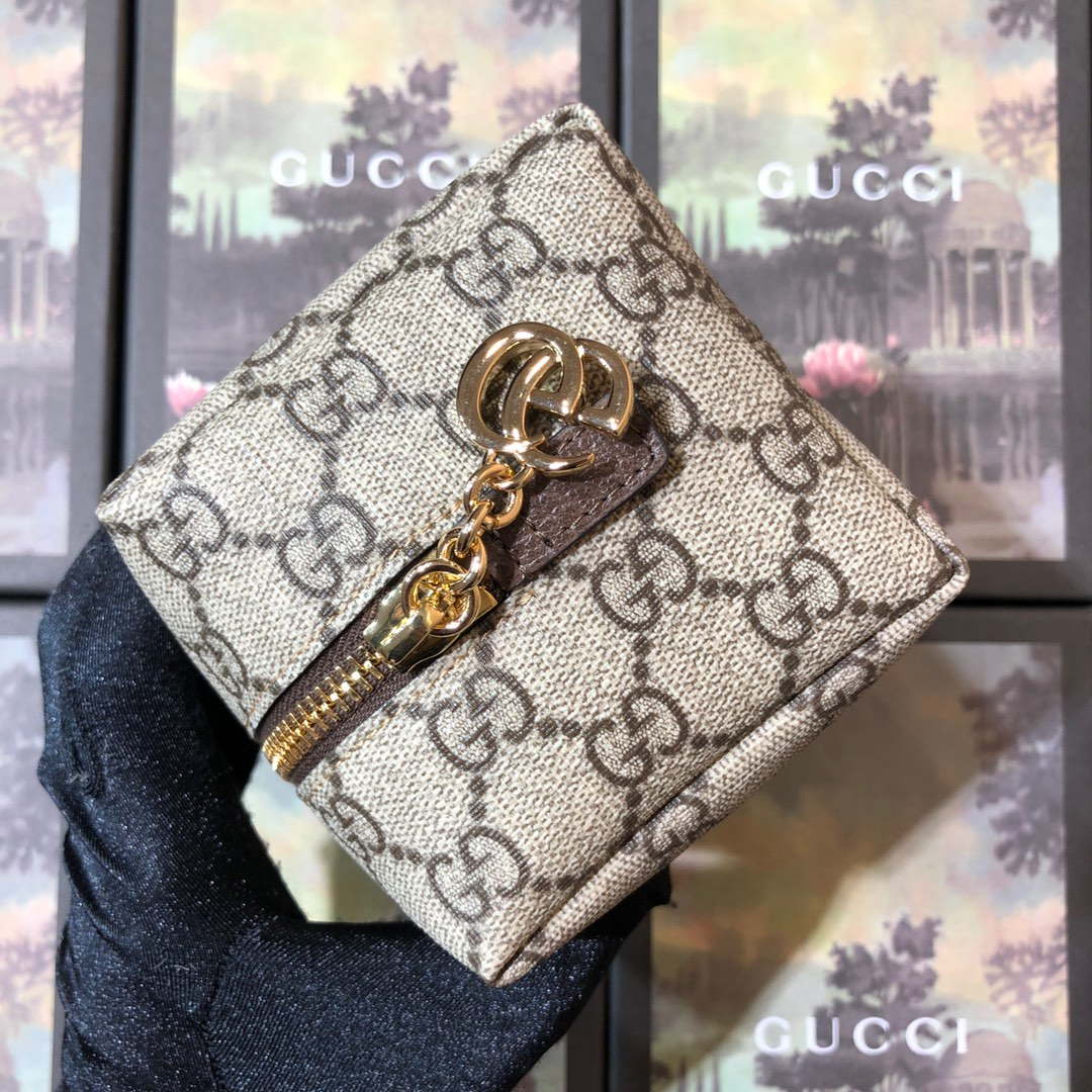Gucci 611001 GG Ophidia GG Cosmetic Case Beige Brown - Default Title - View 6