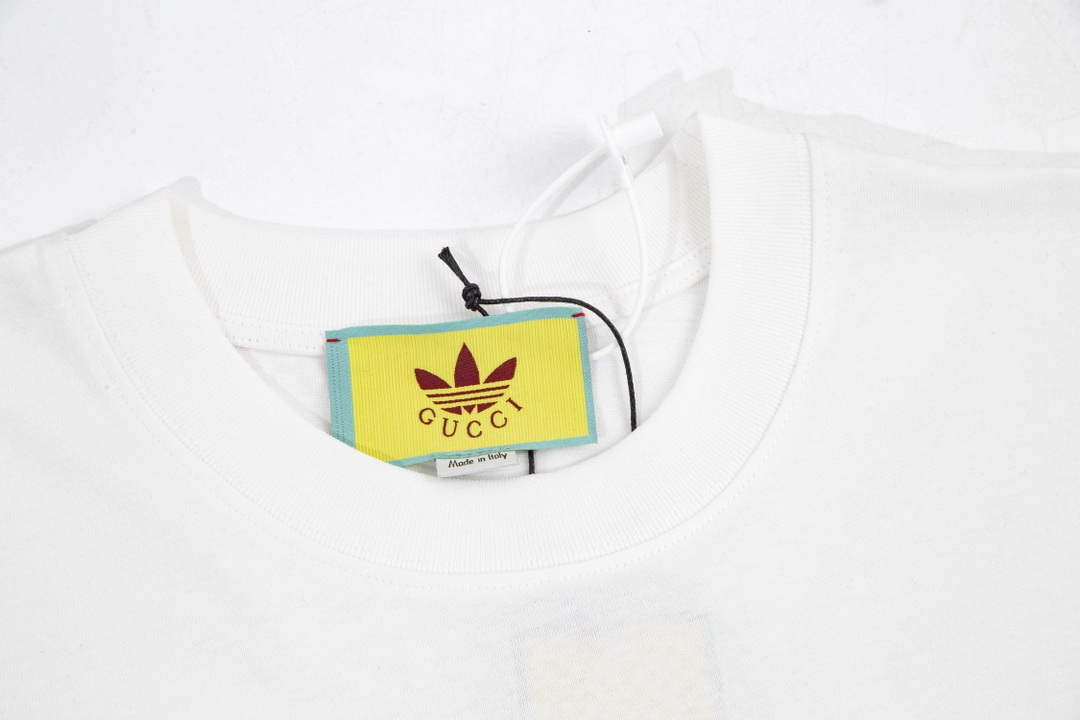 Gucci 616036 Adidas x Gucci Cotton Jersey Men Women's T-shirt G38682