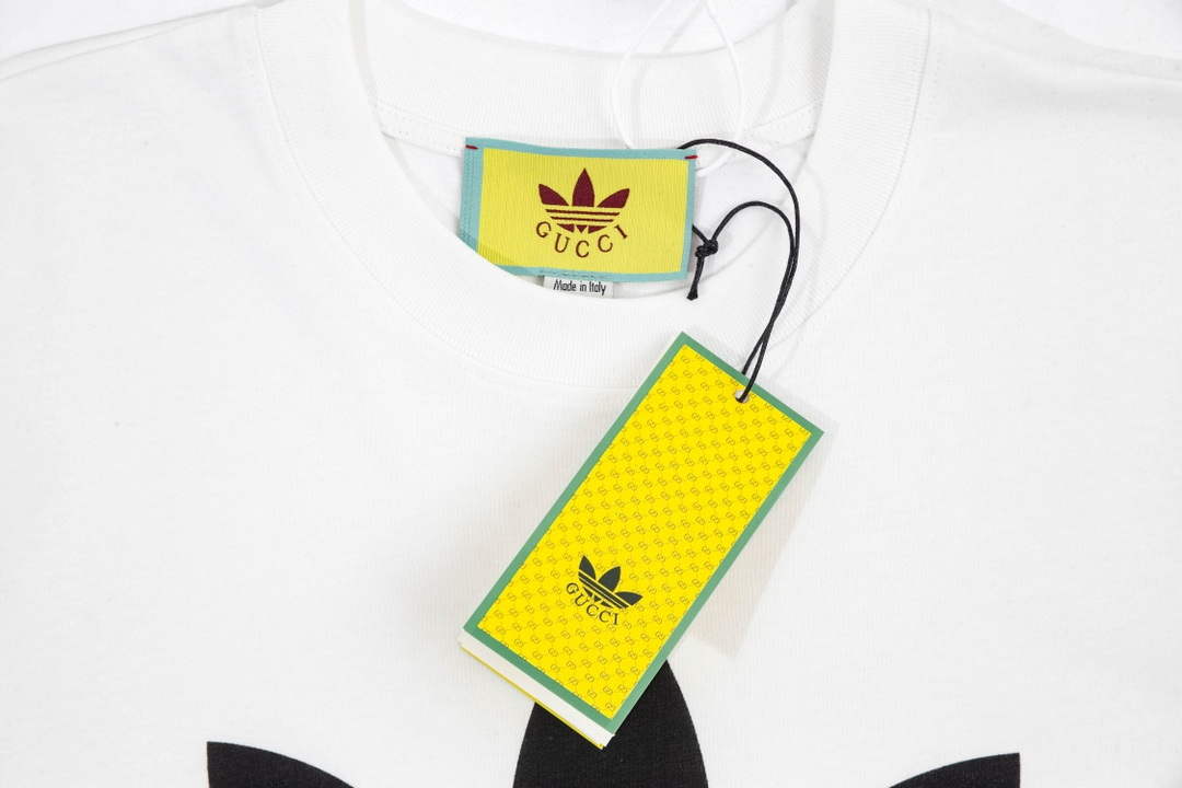 Gucci 616036 Adidas x Gucci Cotton Jersey Men Women's T-shirt G38682