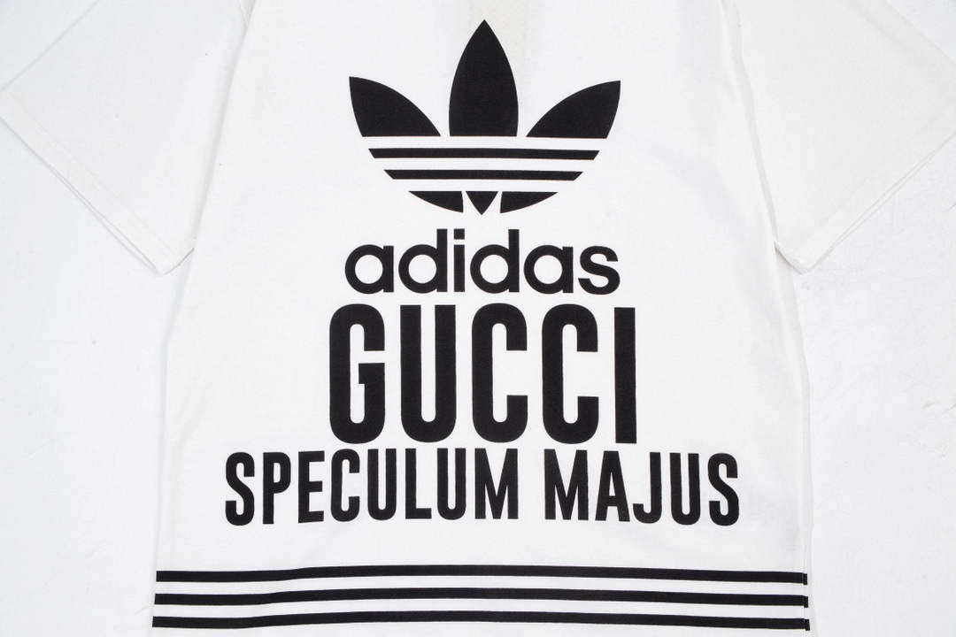 Gucci 616036 Adidas x Gucci Cotton Jersey Men Women's T-shirt G38682