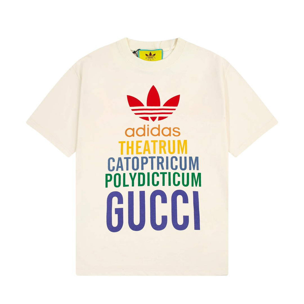 Gucci 616036 Adidas x Gucci Cotton Jersey Men Women's T-shirt G38683
