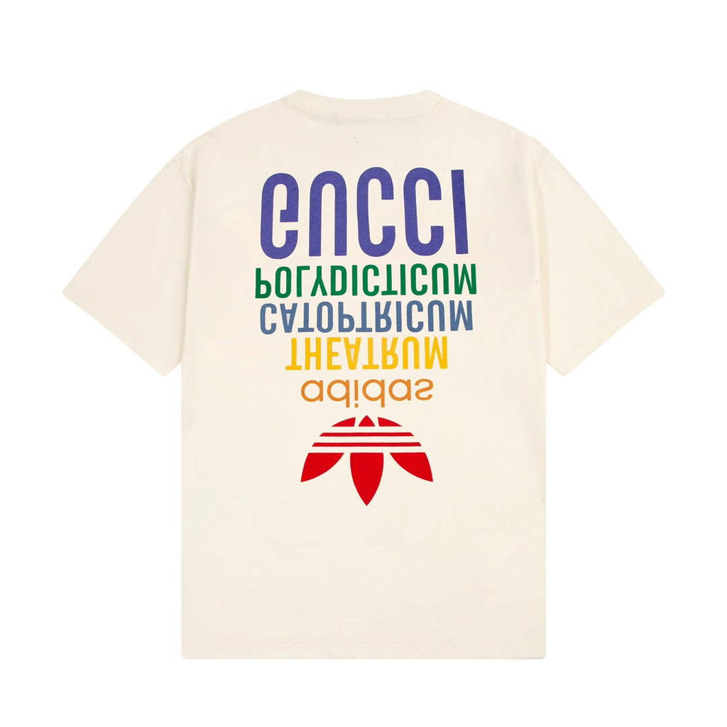 Gucci 616036 Adidas x Gucci Cotton Jersey Men Women's T-shirt G38683
