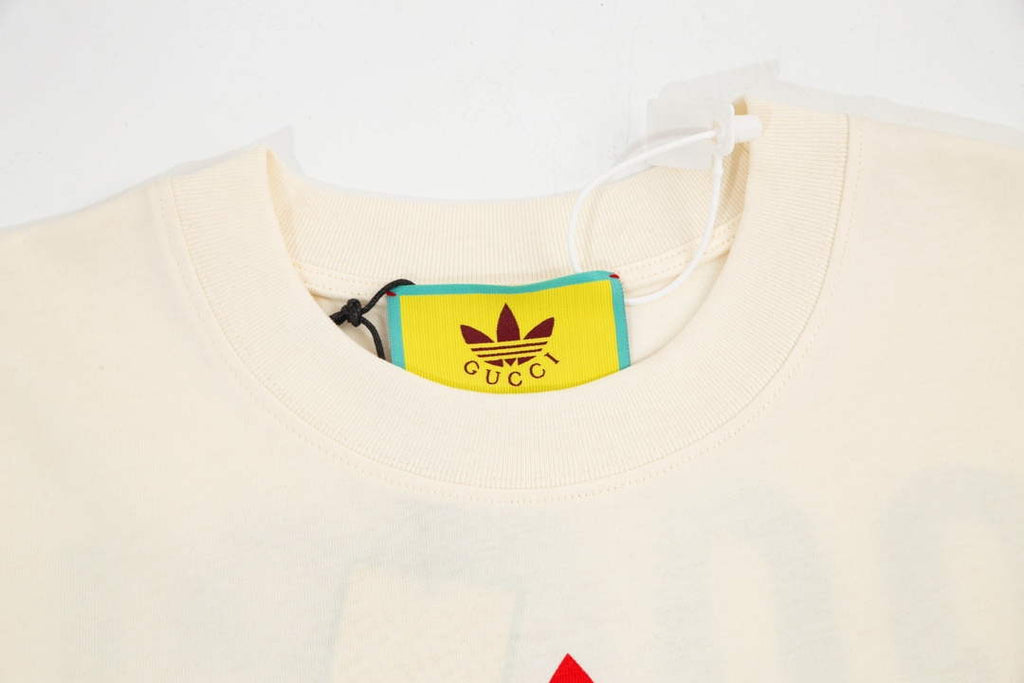 Gucci 616036 Adidas x Gucci Cotton Jersey Men Women's T-shirt G38683