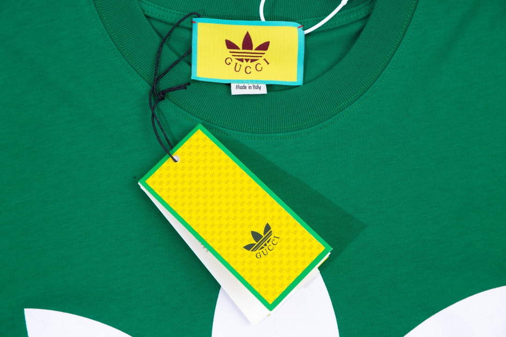 Gucci 616036 Adidas x Gucci Cotton Jersey Men Women's T-shirt G38684