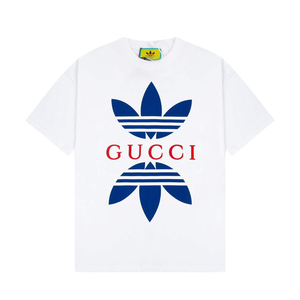 Gucci 616036 Adidas x Gucci Cotton Jersey Men Women's T-shirt G38686