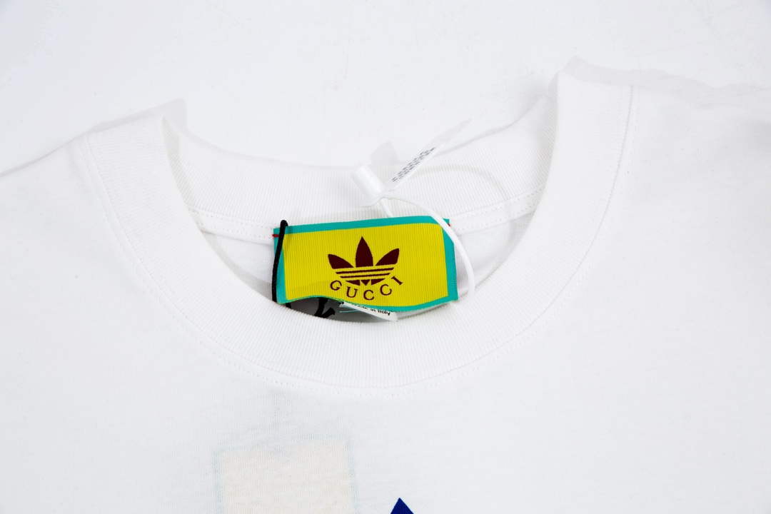 Gucci 616036 Adidas x Gucci Cotton Jersey Men Women's T-shirt G38686
