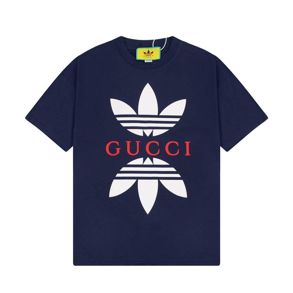 Gucci 616036 Adidas x Gucci Cotton Jersey Men Women's T-shirt G38687