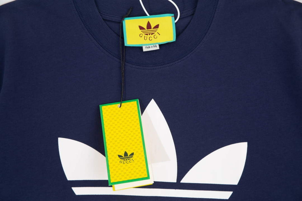 Gucci 616036 Adidas x Gucci Cotton Jersey Men Women's T-shirt G38687