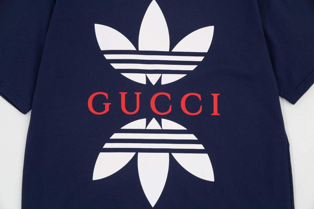 Gucci 616036 Adidas x Gucci Cotton Jersey Men Women's T-shirt G38687