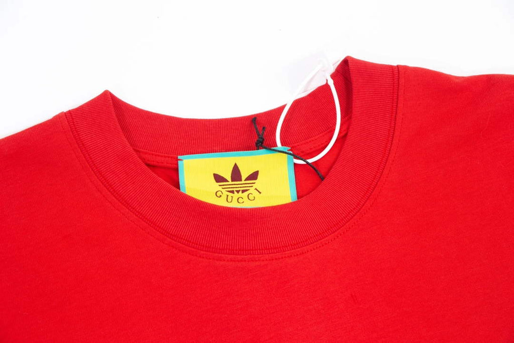 Gucci 616036 Adidas x Gucci Cotton Jersey Men Women's T-shirt G38681