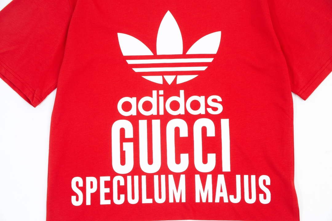 Gucci 616036 Adidas x Gucci Cotton Jersey Men Women's T-shirt G38681