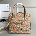 Gucci 621220 GG Horsebit 1955 Small Top Handle Bag Printing Liberty - luxibagsmall