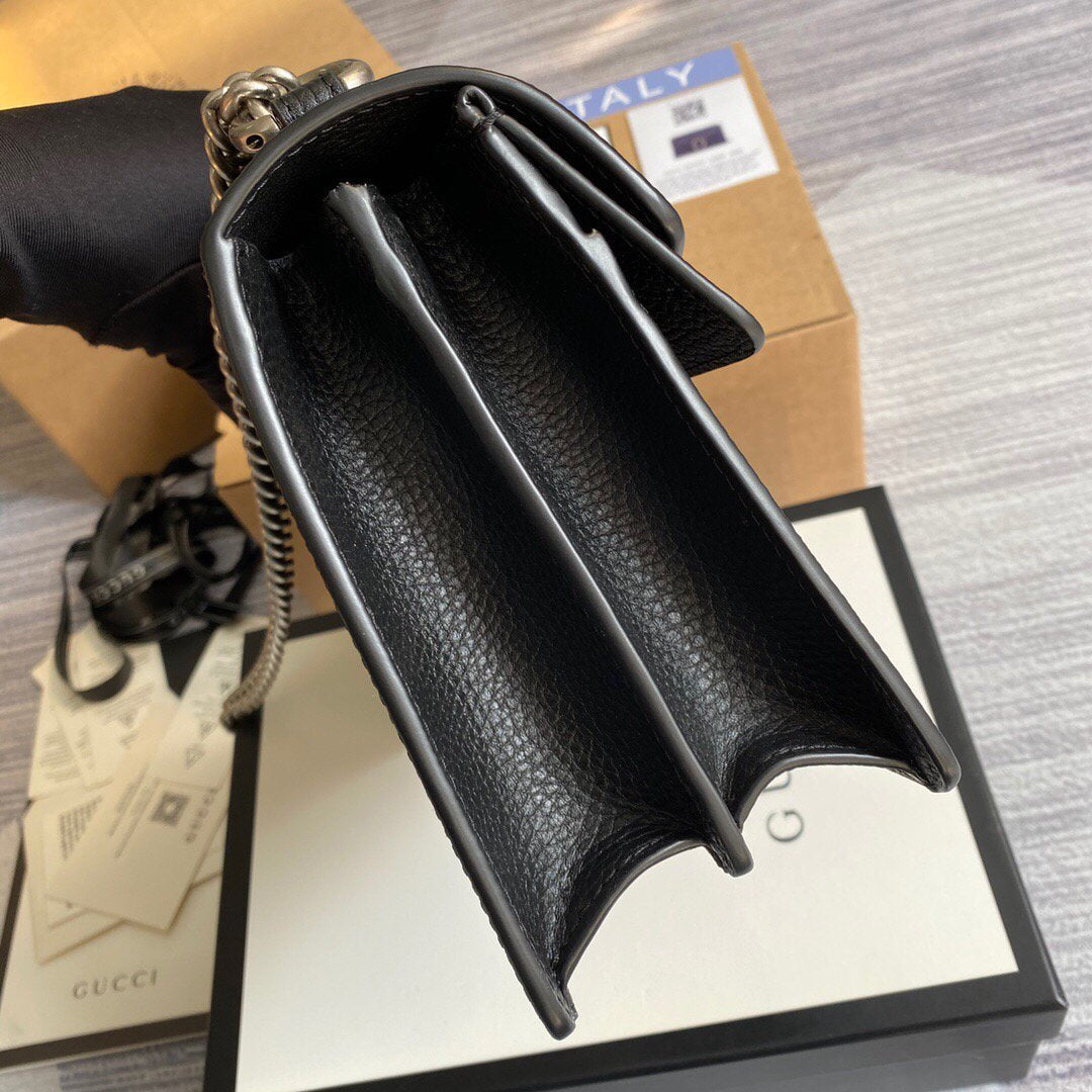 Gucci 621512 Dionysus GG Top Handle Bag Black