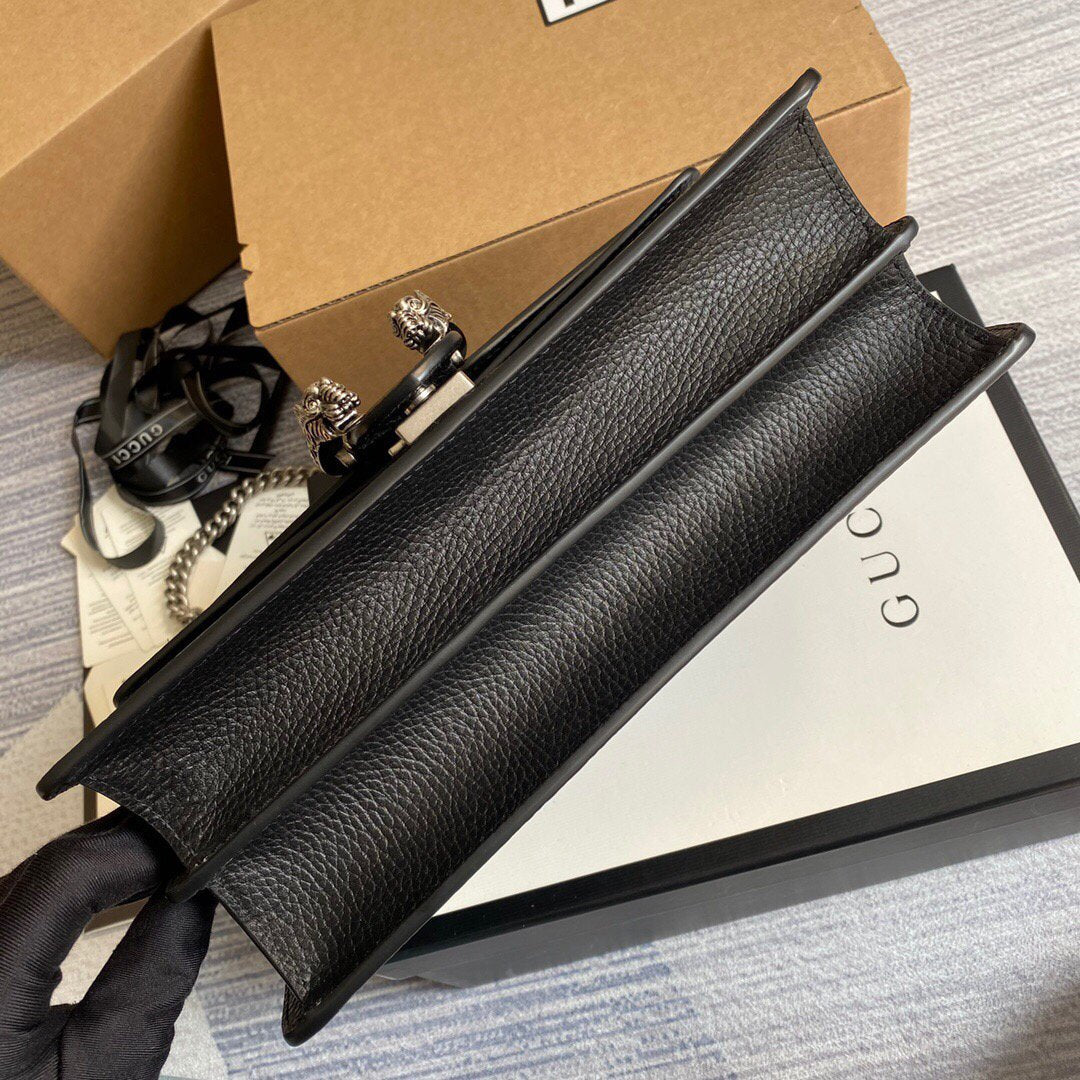 Gucci 621512 Dionysus GG Top Handle Bag Black