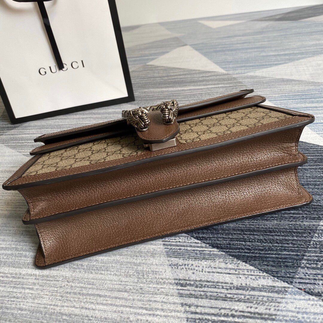 Gucci 621512 Dionysus GG Top Handle Bag Brown