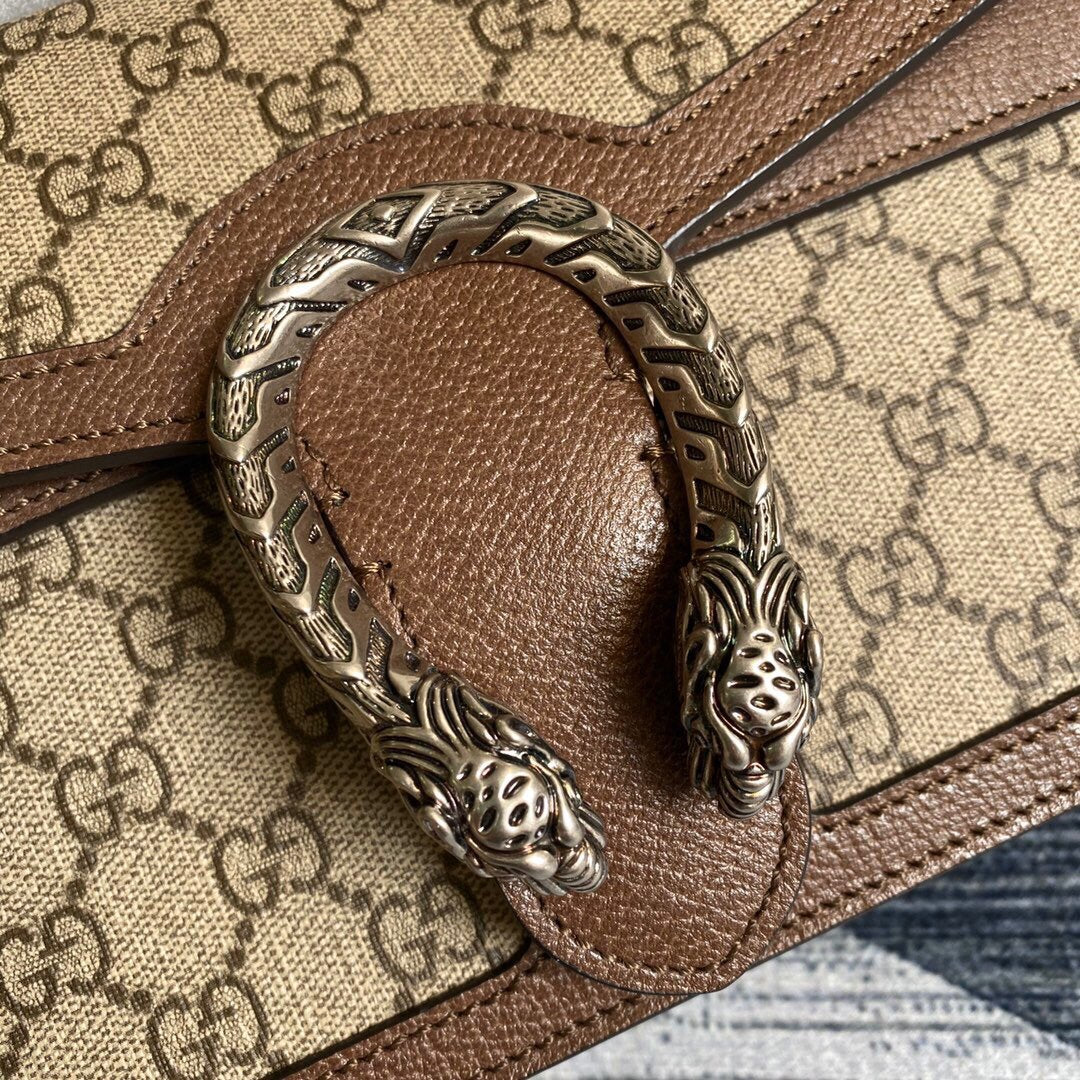 Gucci 621512 Dionysus GG Top Handle Bag Brown