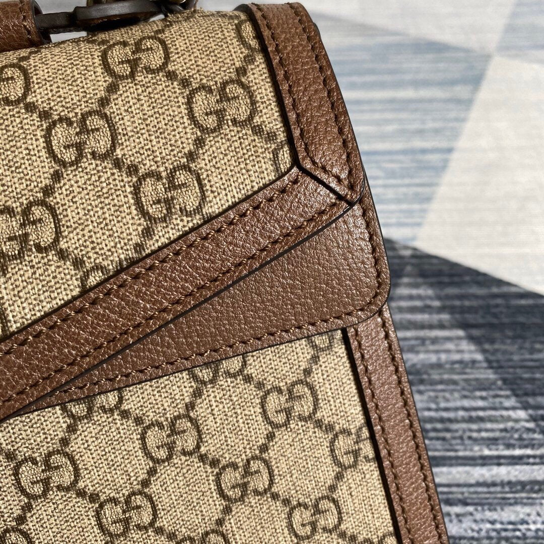 Gucci 621512 Dionysus GG Top Handle Bag Brown