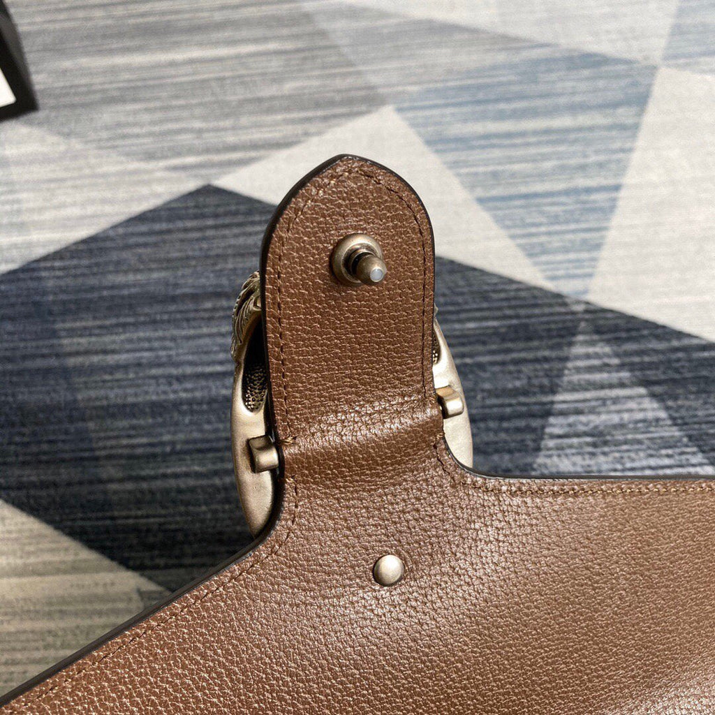 Gucci 621512 Dionysus GG Top Handle Bag Brown