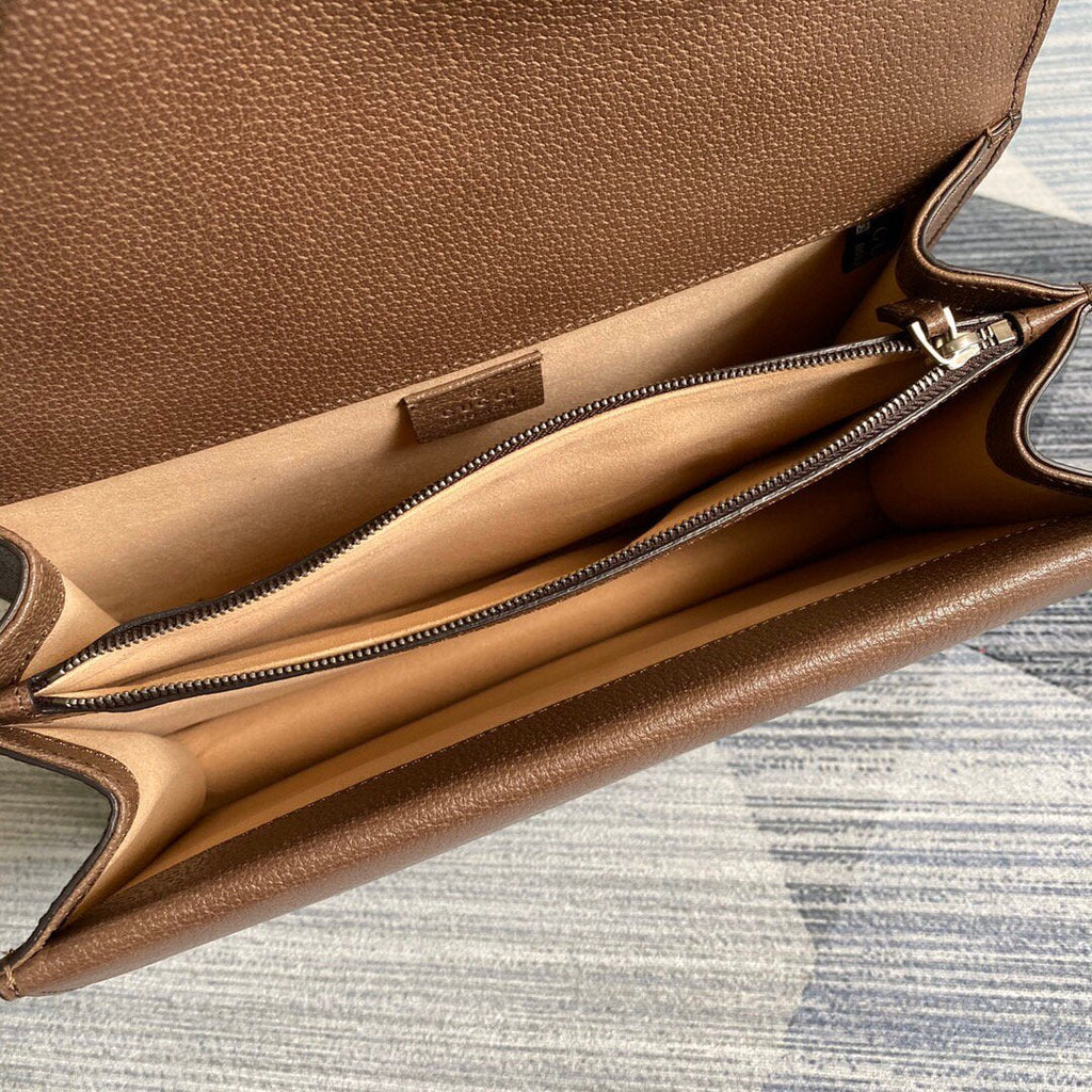 Gucci 621512 Dionysus GG Top Handle Bag Brown