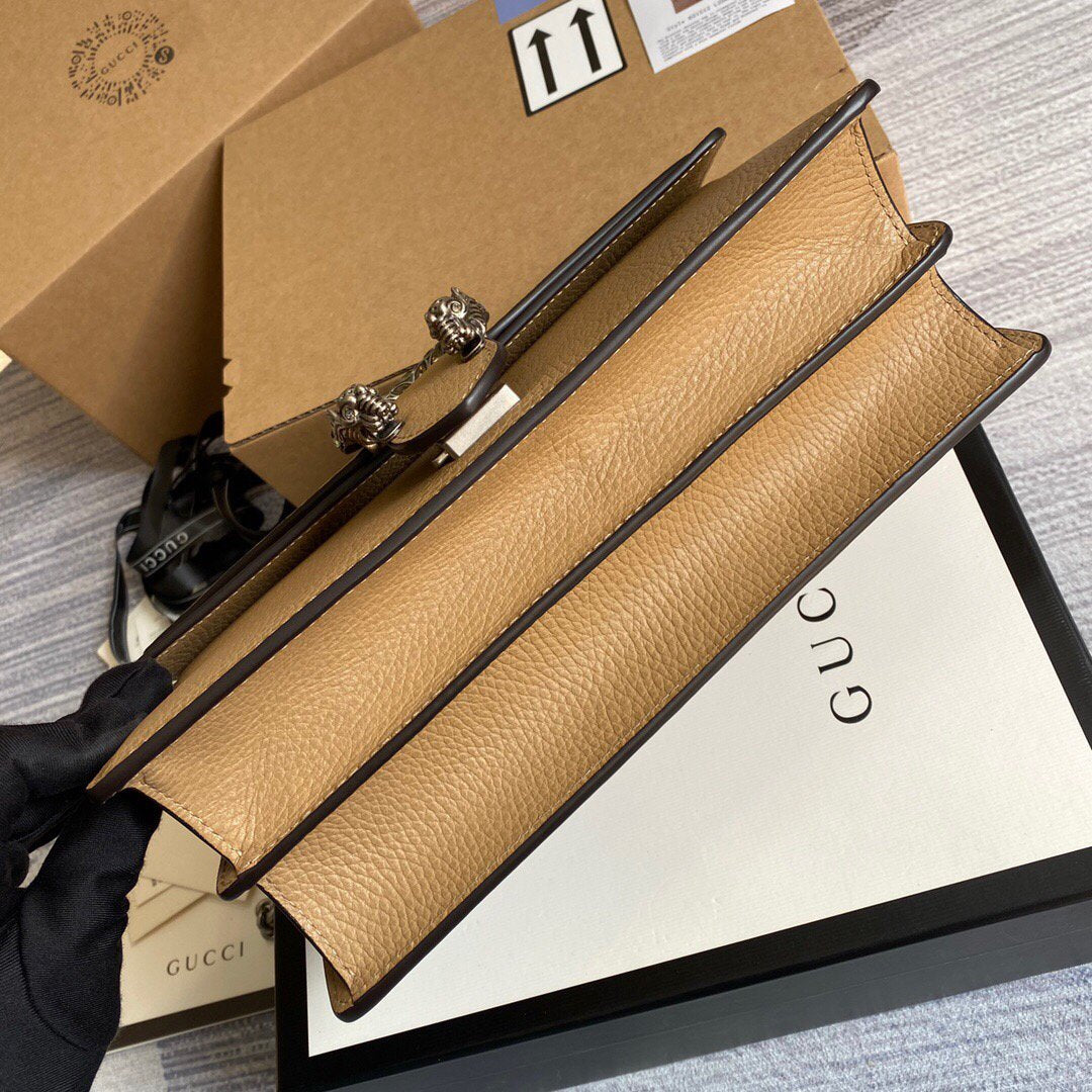 Gucci 621512 Dionysus GG Top Handle Bag Khaki